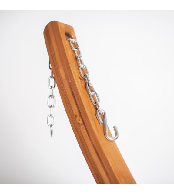 Veľký stojan na hojdaciu sieť z eukalyptového dreva - Maera La Siesta - 200 kg - 2