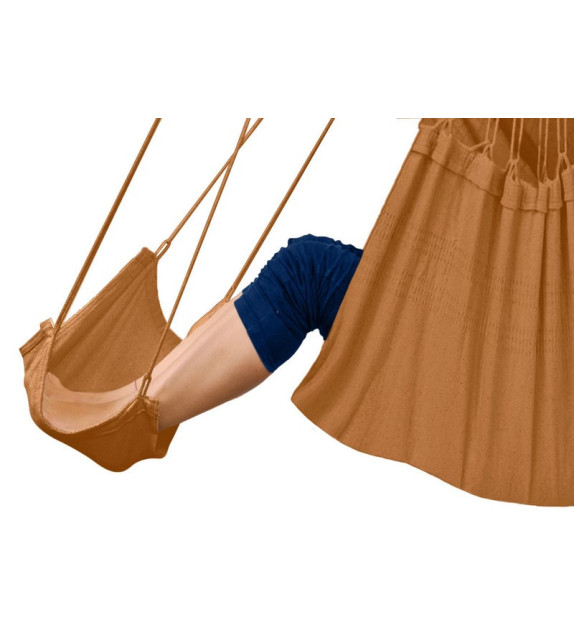 Podstawa na stopy do wiszących foteli hamakowych Tropilex | Podnóżek Plain Mocca 2