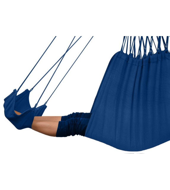 Fußstütze für Tropilex Hängemattensessel | Schlichte Plain Blue